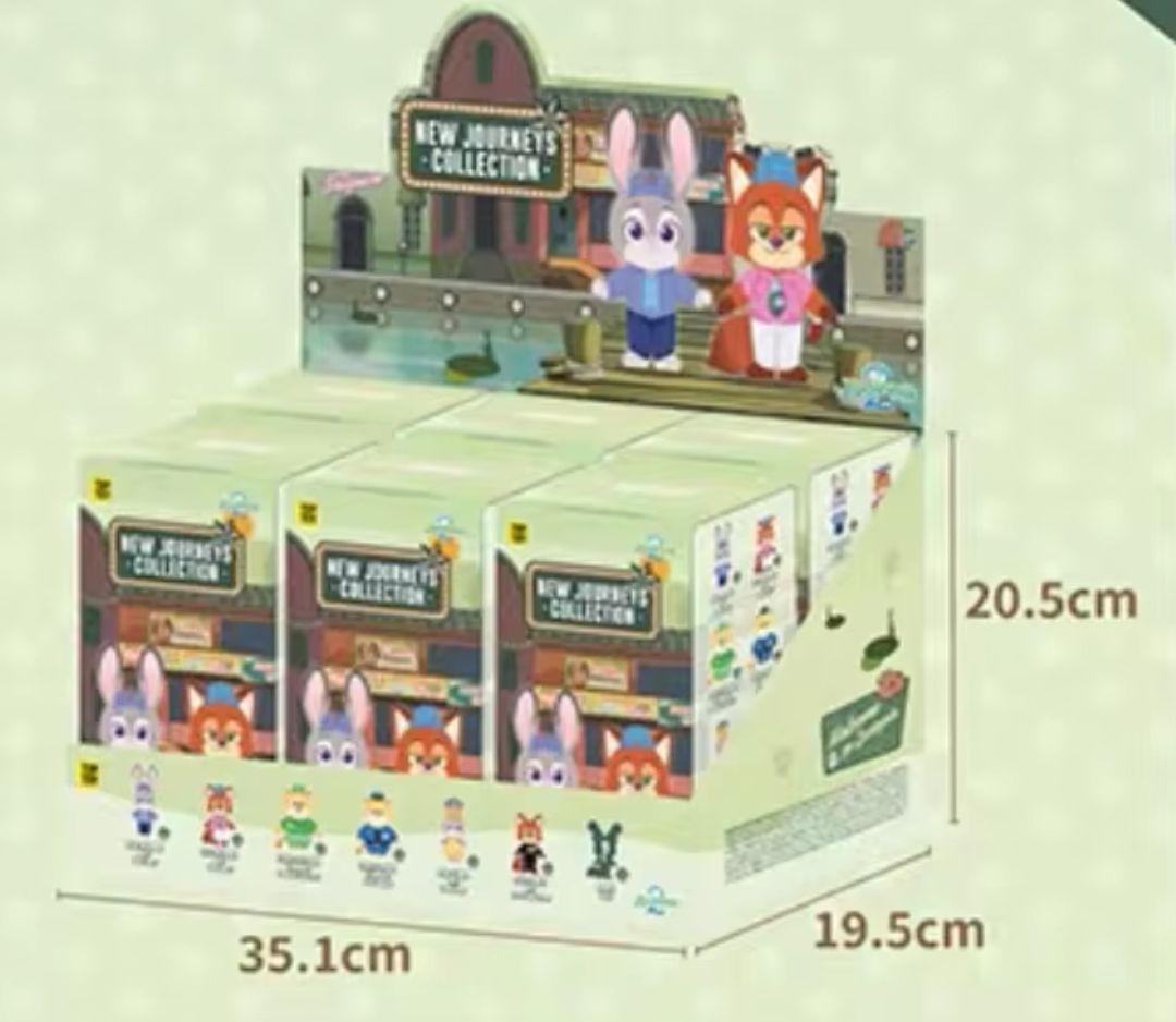 【最安値】TOPTOY ズートピア2 新しい旅シリーズ　ぬいぐるみ 6種BOX