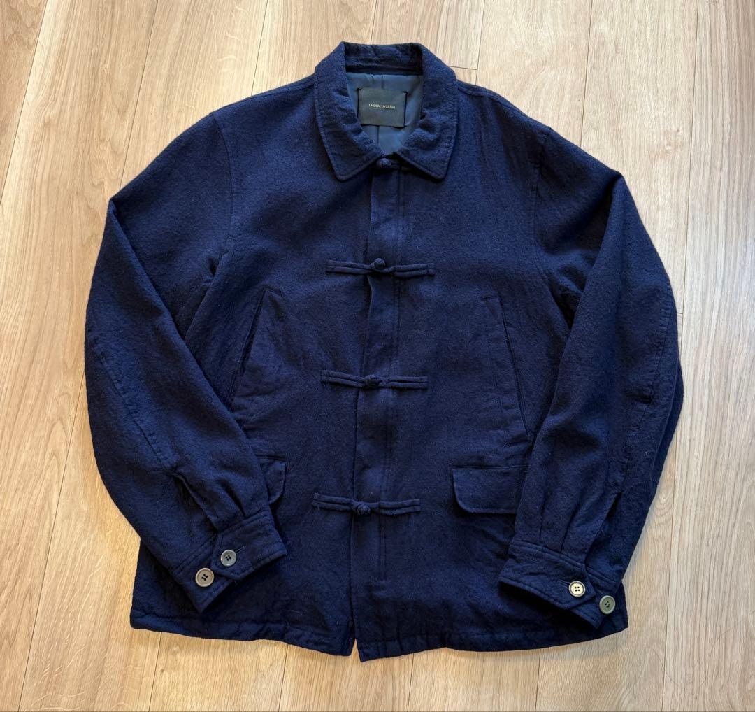 undercover チャイナジャケット　縮絨