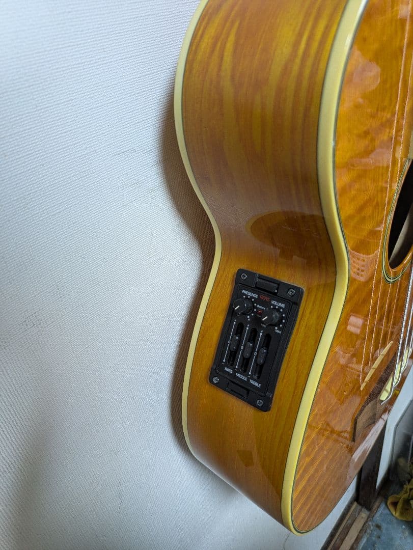 ZENN アコースティックベース フレットレスZB22CE-FL　ソフトケース付