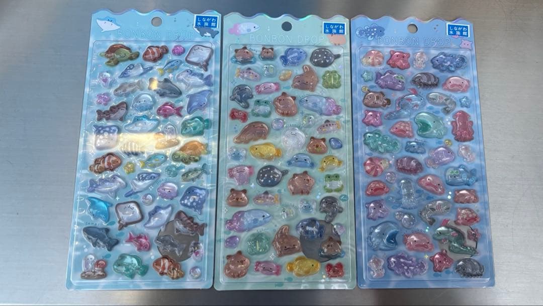 ボンボンドロップシール　水族館限定