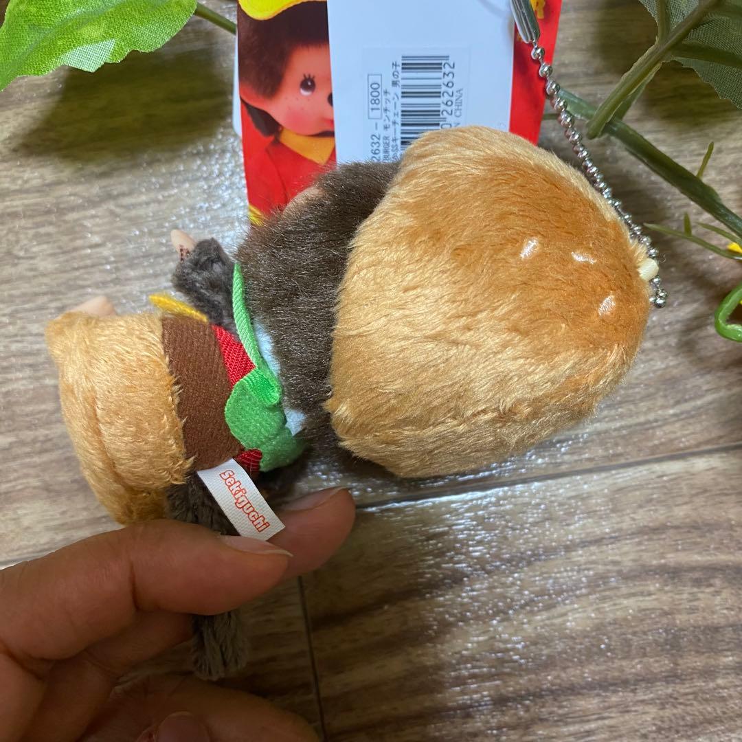 ま*み様 【希少】新品　モンチッチ ぬいぐるみキーホルダーマクドナルド ハンバー