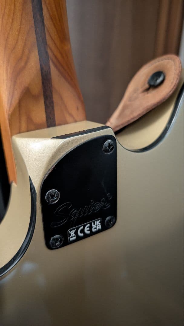 Squier Starcaster エレキギター Shoreline Gold