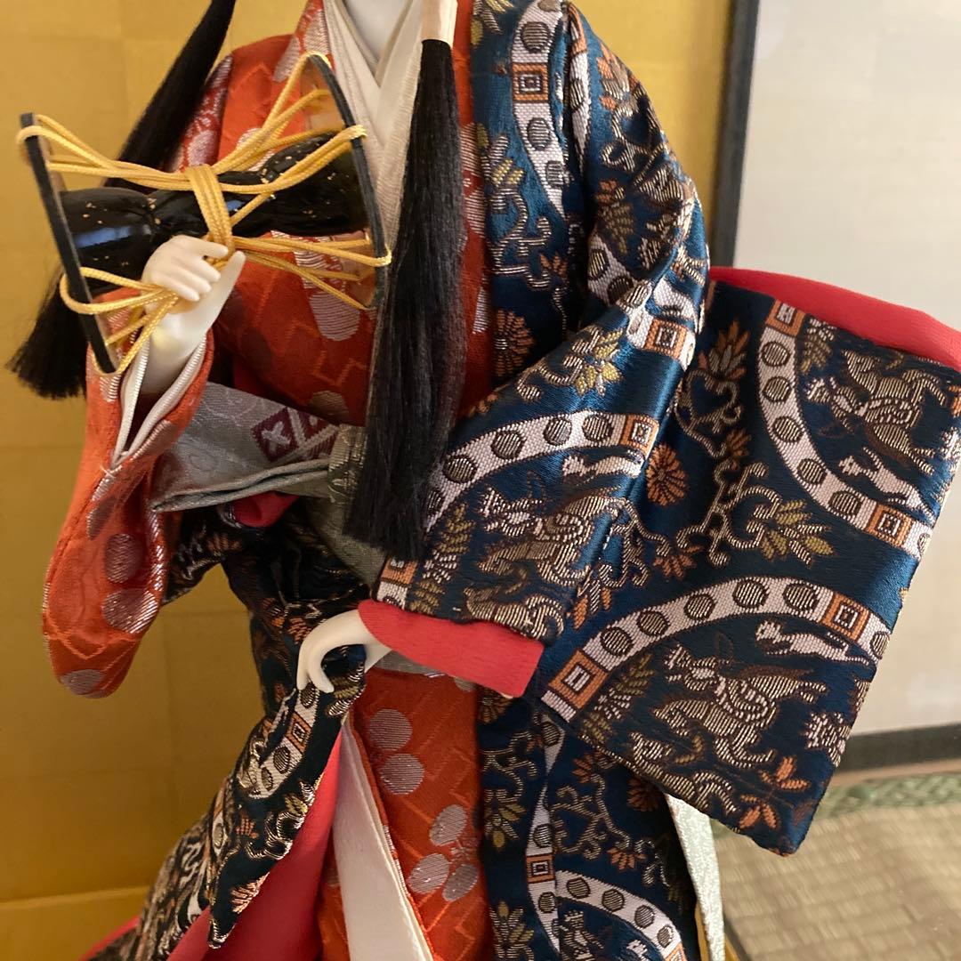 ガラスケース付き　日本人形　古代風俗人形 インテリア