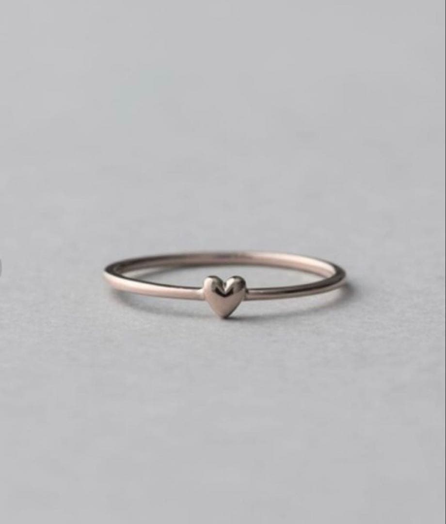 ete K18 プチハートリング