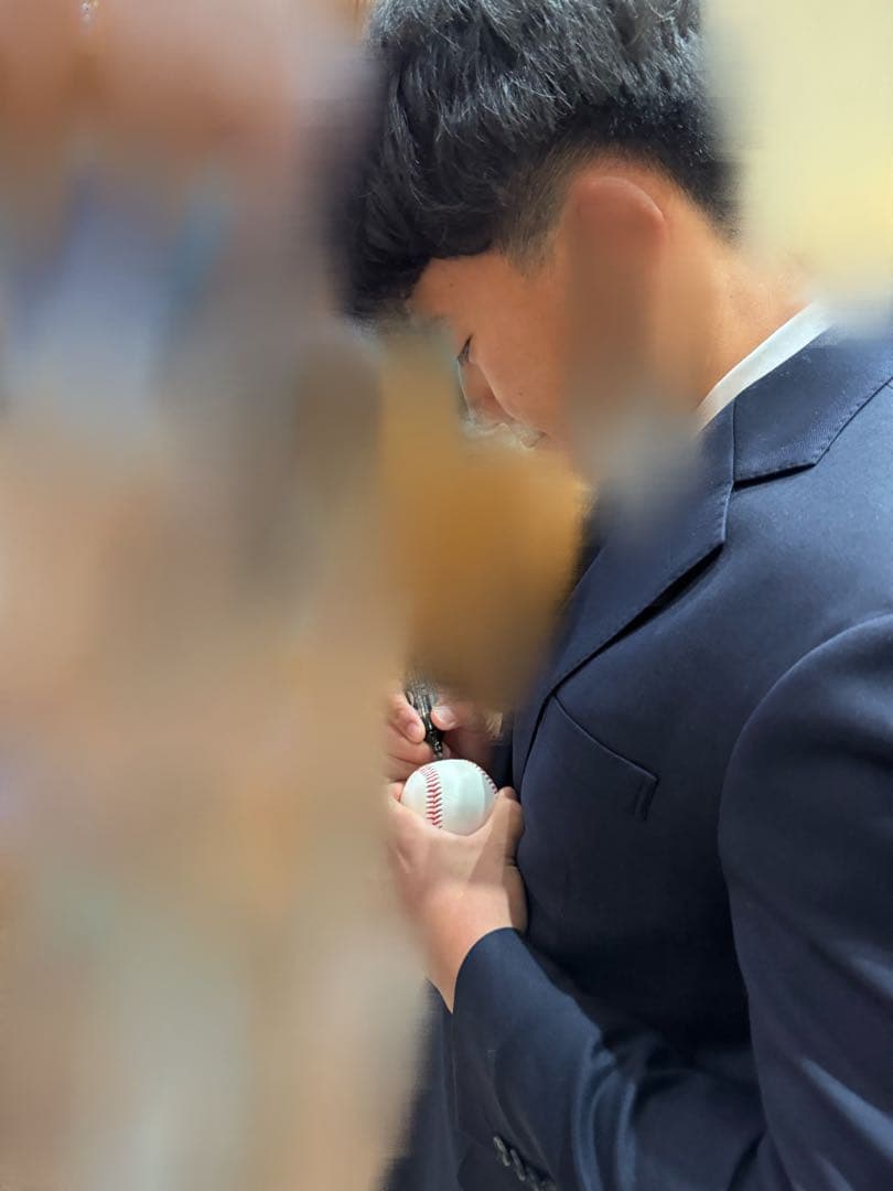 阪神タイガース ドラフト1位 立石正広 直筆サインボール 証拠あり！佐藤輝明