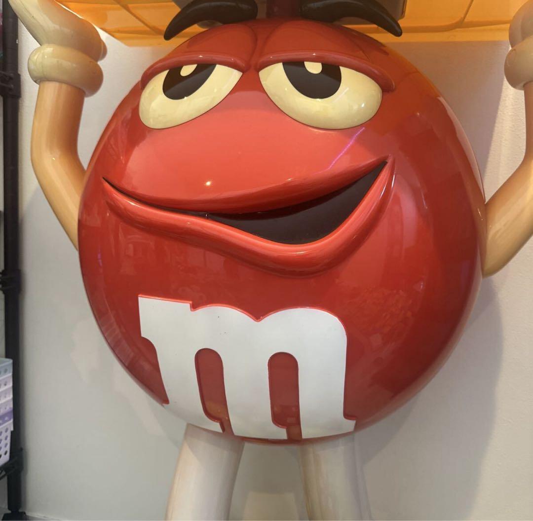 m&m's フィギュア ディスプレイ 【赤】 エムアンドエムズ