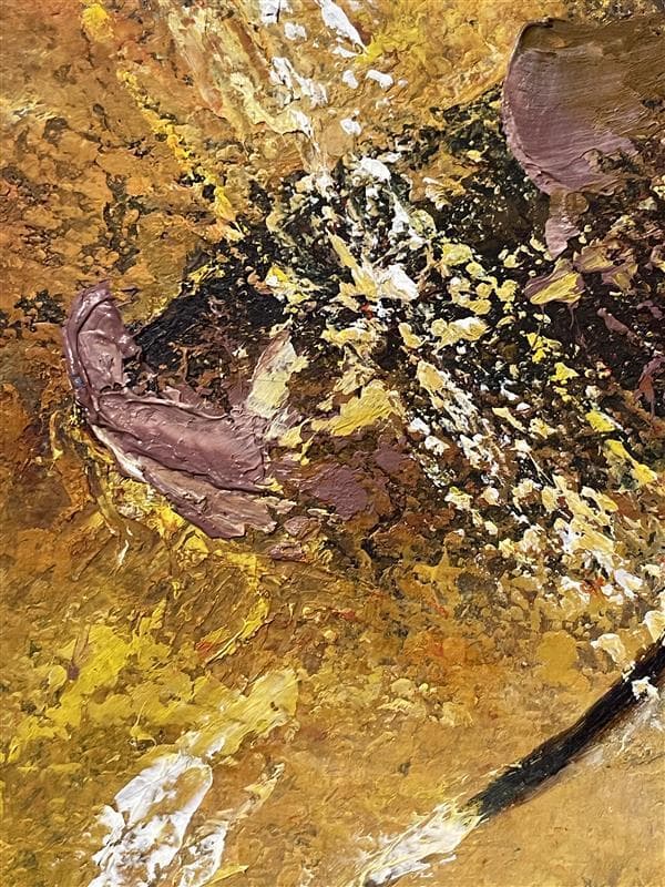 「真作」作者不明　静物画　油彩画　額装　サイン有り　F6号