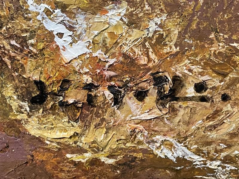 「真作」作者不明　静物画　油彩画　額装　サイン有り　F6号