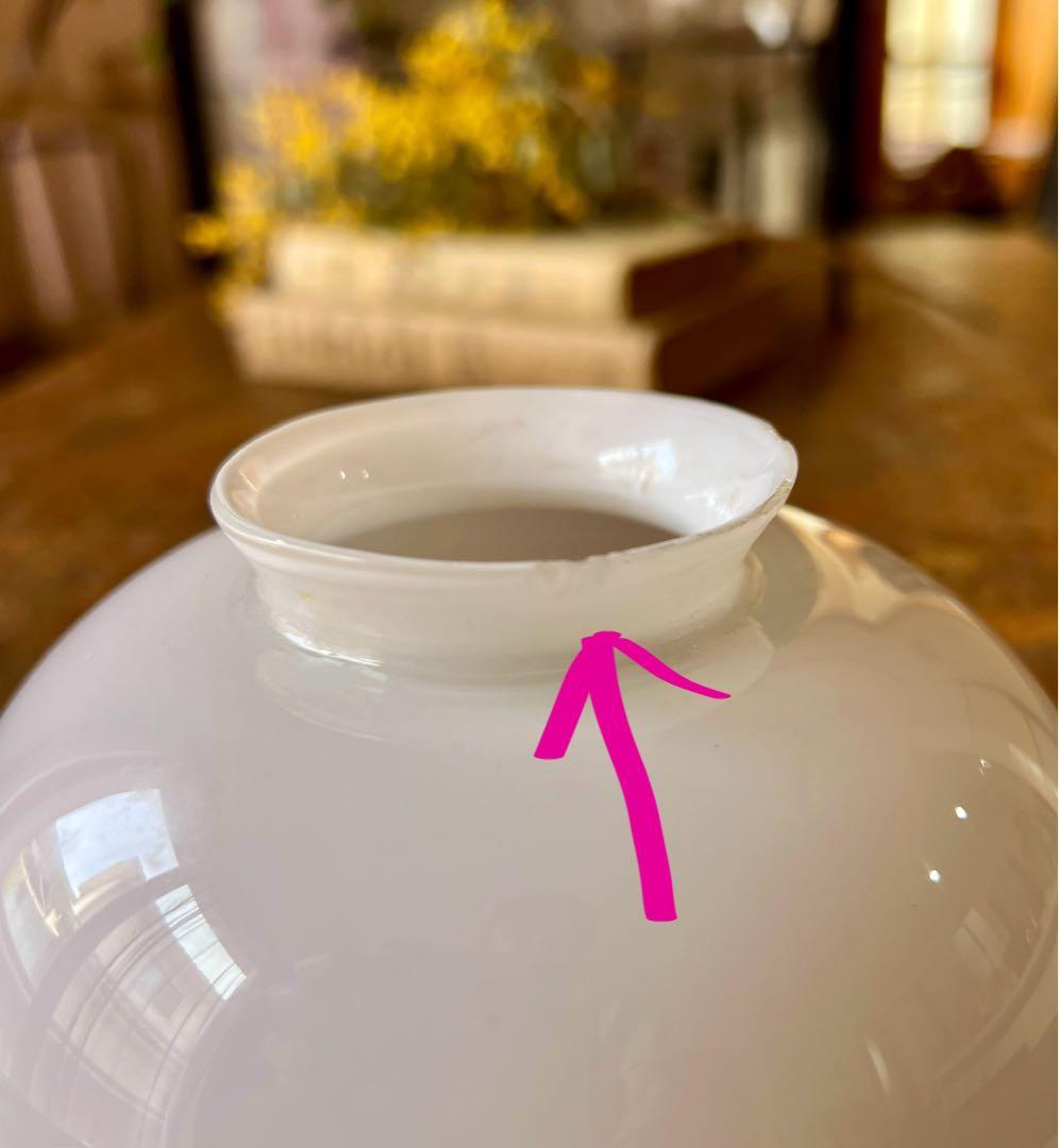 大正ロマン　ガラス電笠　古民家　古道具　アンティーク　照明　吹きガラス　レトロ