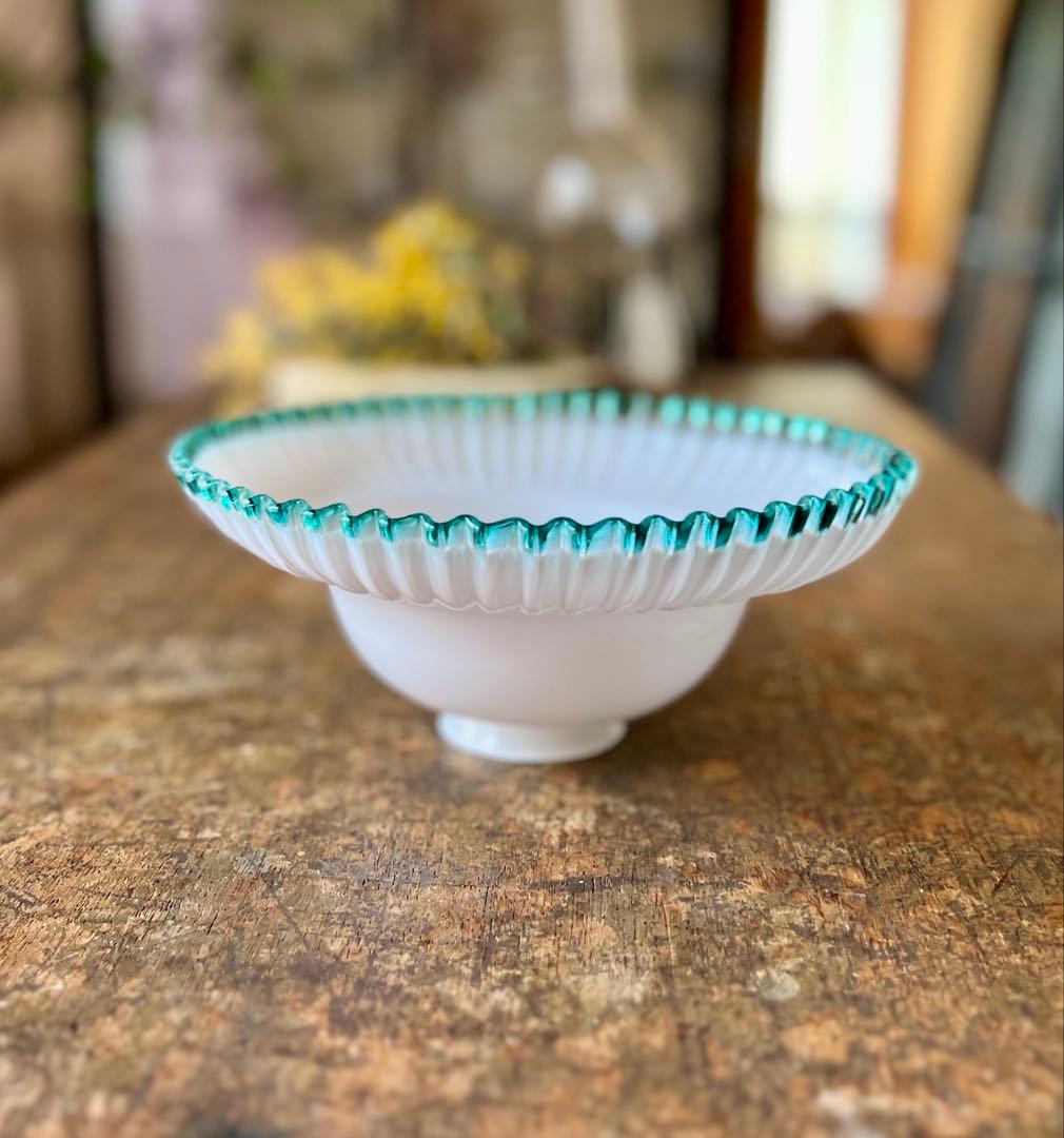 大正ロマン　ガラス電笠　古民家　古道具　アンティーク　照明　吹きガラス　レトロ