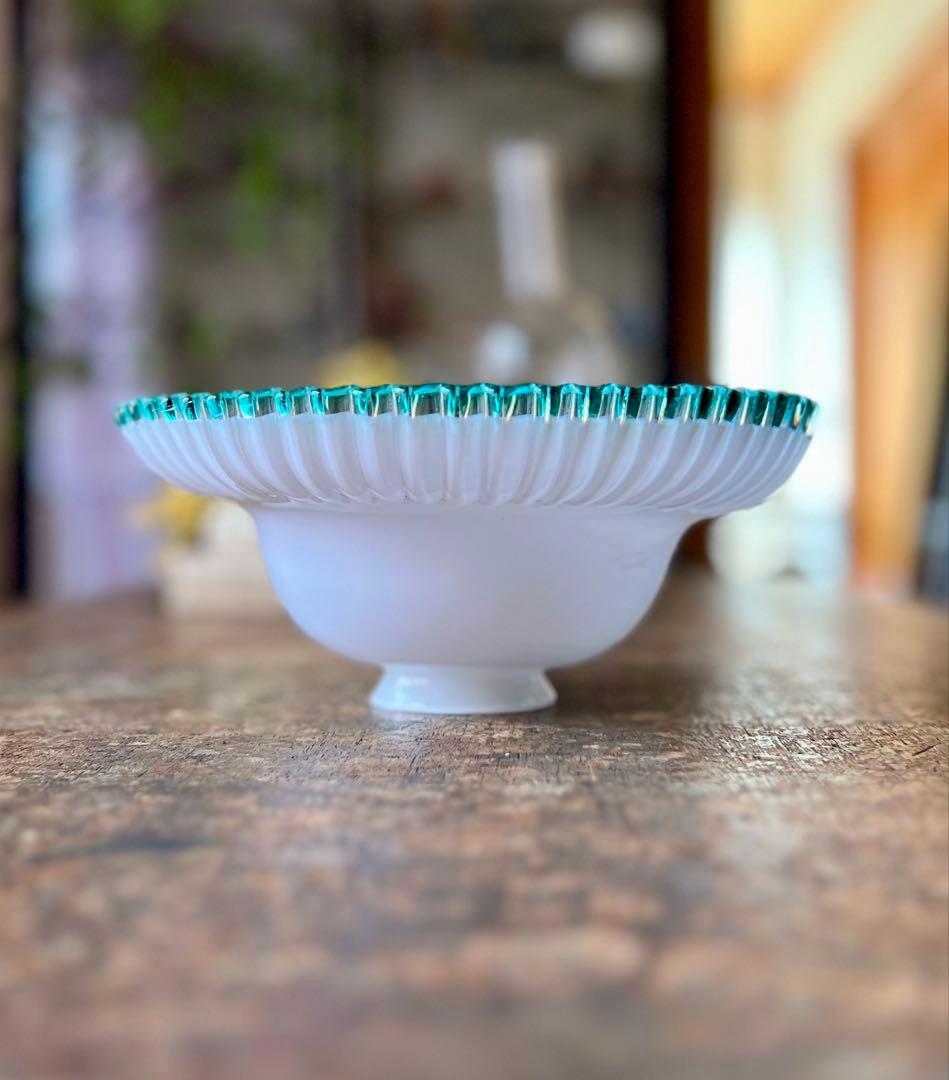 大正ロマン　ガラス電笠　古民家　古道具　アンティーク　照明　吹きガラス　レトロ