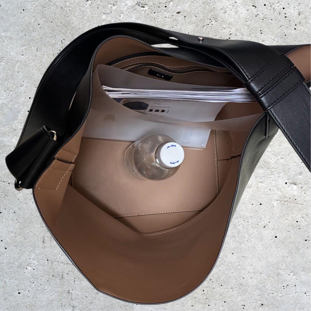 ゆ*ん様 &MyuQ アンドミューク バケツ型 トートバッグ ショルダー A4◎