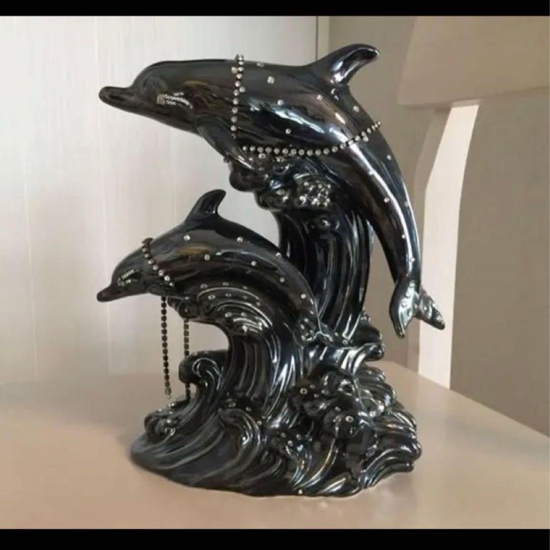 【希少 ブラックドルフィン】空き瓶 ダイヤ4石 鑑定書付き 値下交渉可