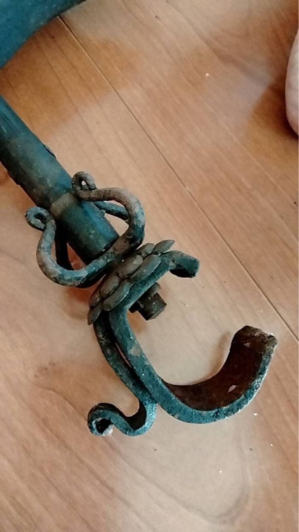 古民具　長火鉢自在鉤