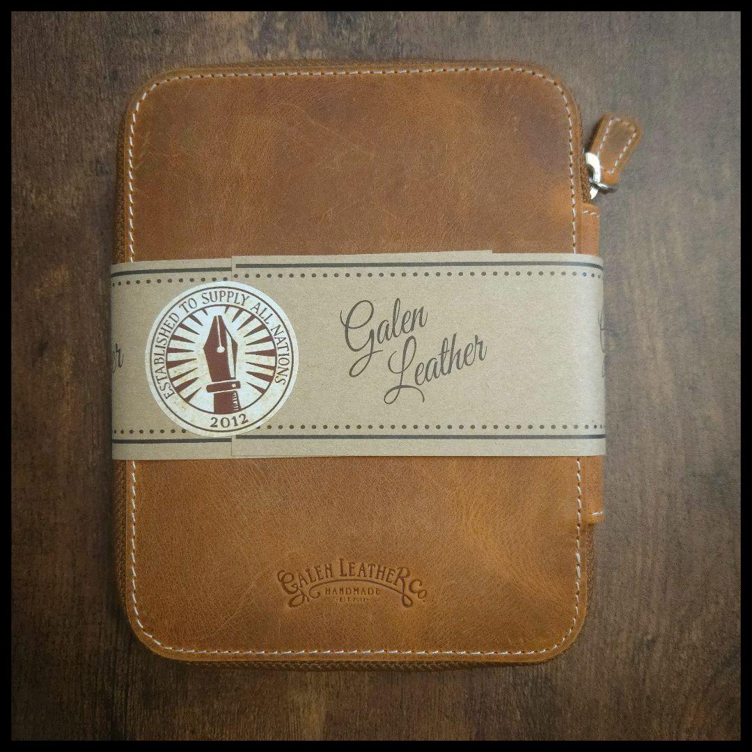 ガレンレザー　クレイジーホースブラウン　10スロットペンケース②