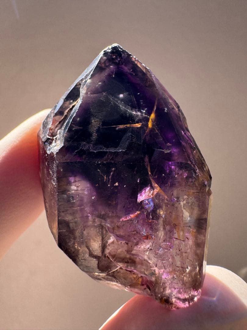 ブルーフレーム シャンガーンアメジストジンバブエ産 原石 鉱物標本