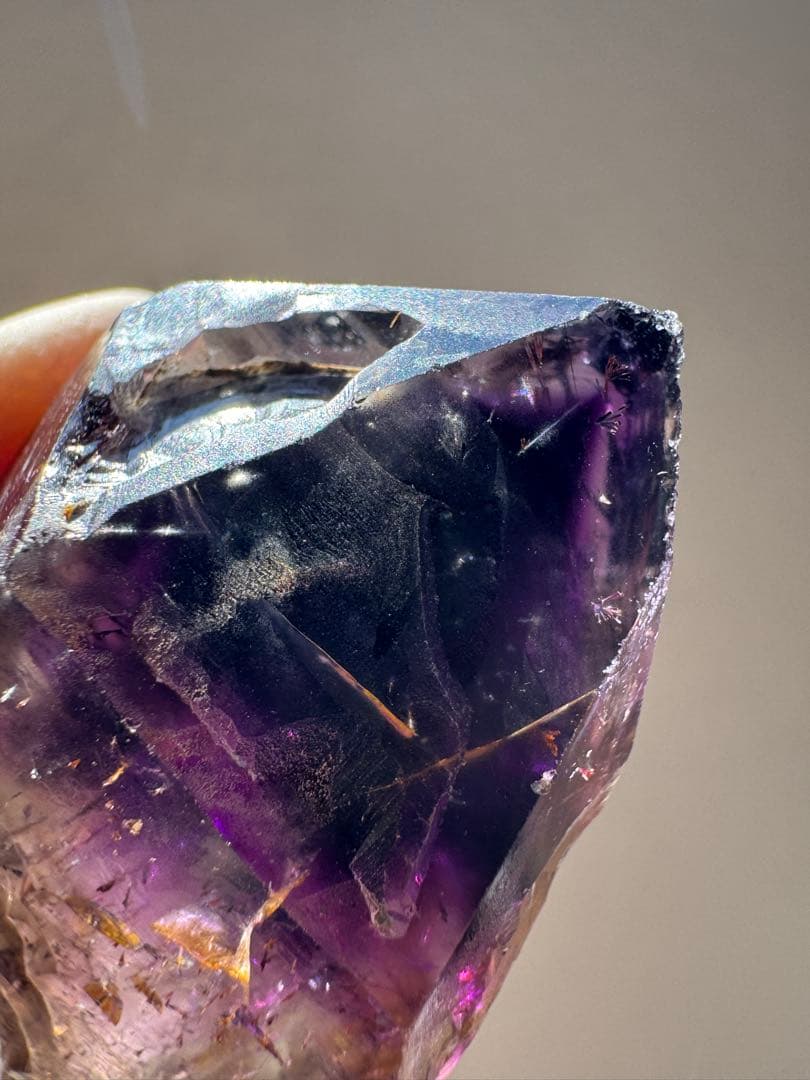 ブルーフレーム シャンガーンアメジストジンバブエ産 原石 鉱物標本