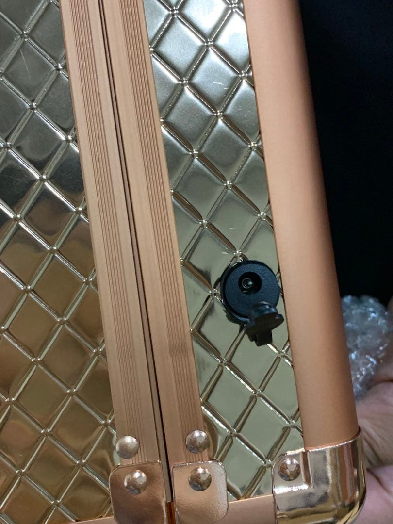 フランフラン ハリウッドボックス コッパー Sサイズ メイクボックスLEDライト