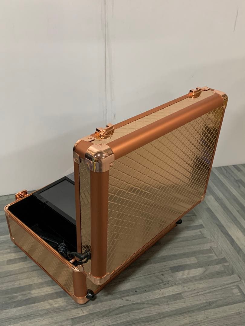 フランフラン ハリウッドボックス コッパー Sサイズ メイクボックスLEDライト