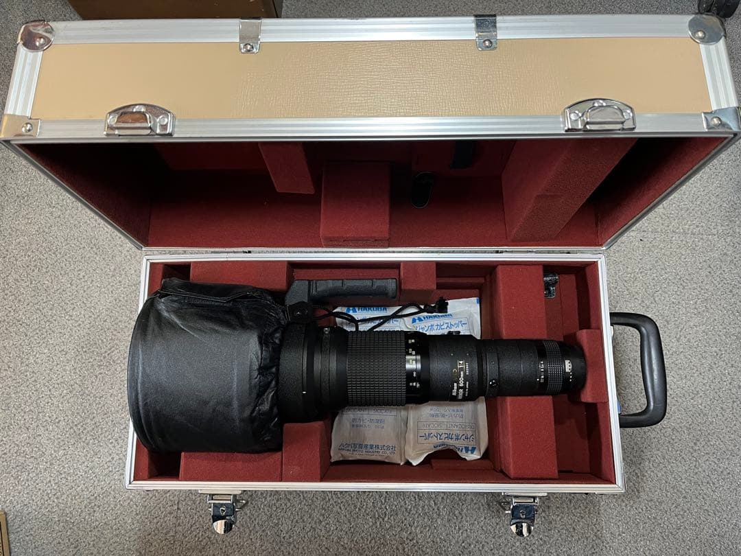 NIKKOR ED 600mm f/4 レンズ ➕テレコン2本