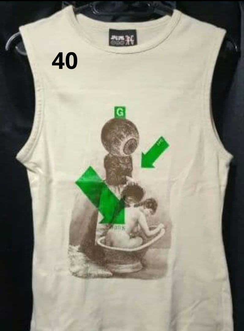 Jean Paul Gaultier　絵画プリント　タンクトップ