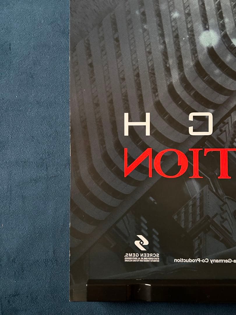 バイオハザードＶ　リトリビューション　USオリジナル映画ポスター