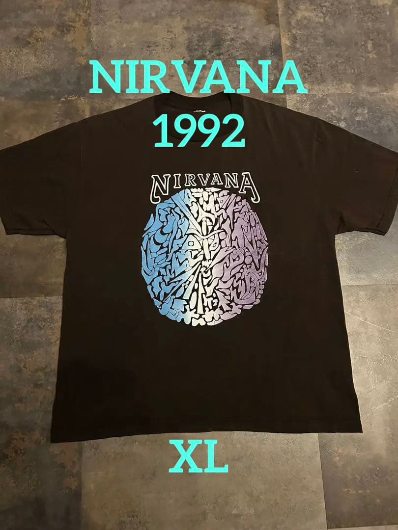 超スぺシャル‼️90s NIRVANAニルヴァーナ　ネバーマインド XL