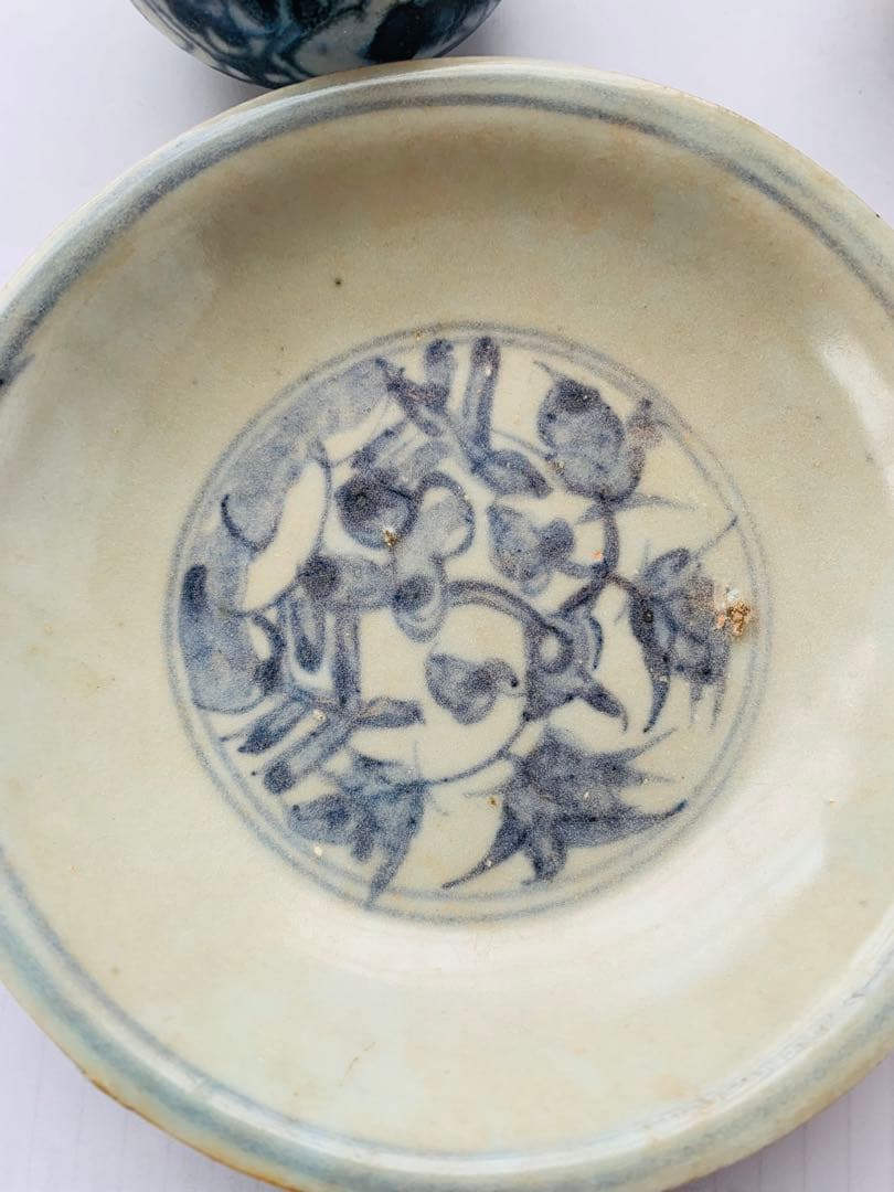 中国明時代早期染付4点まとめ