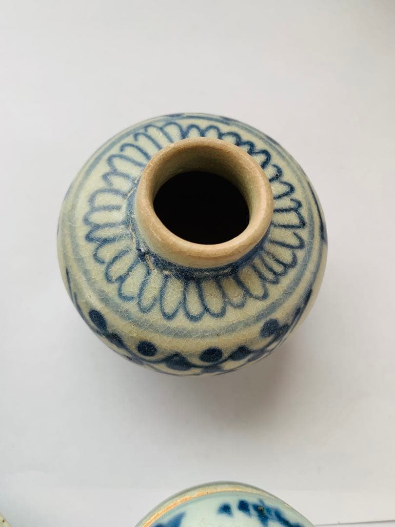 中国明時代早期染付4点まとめ