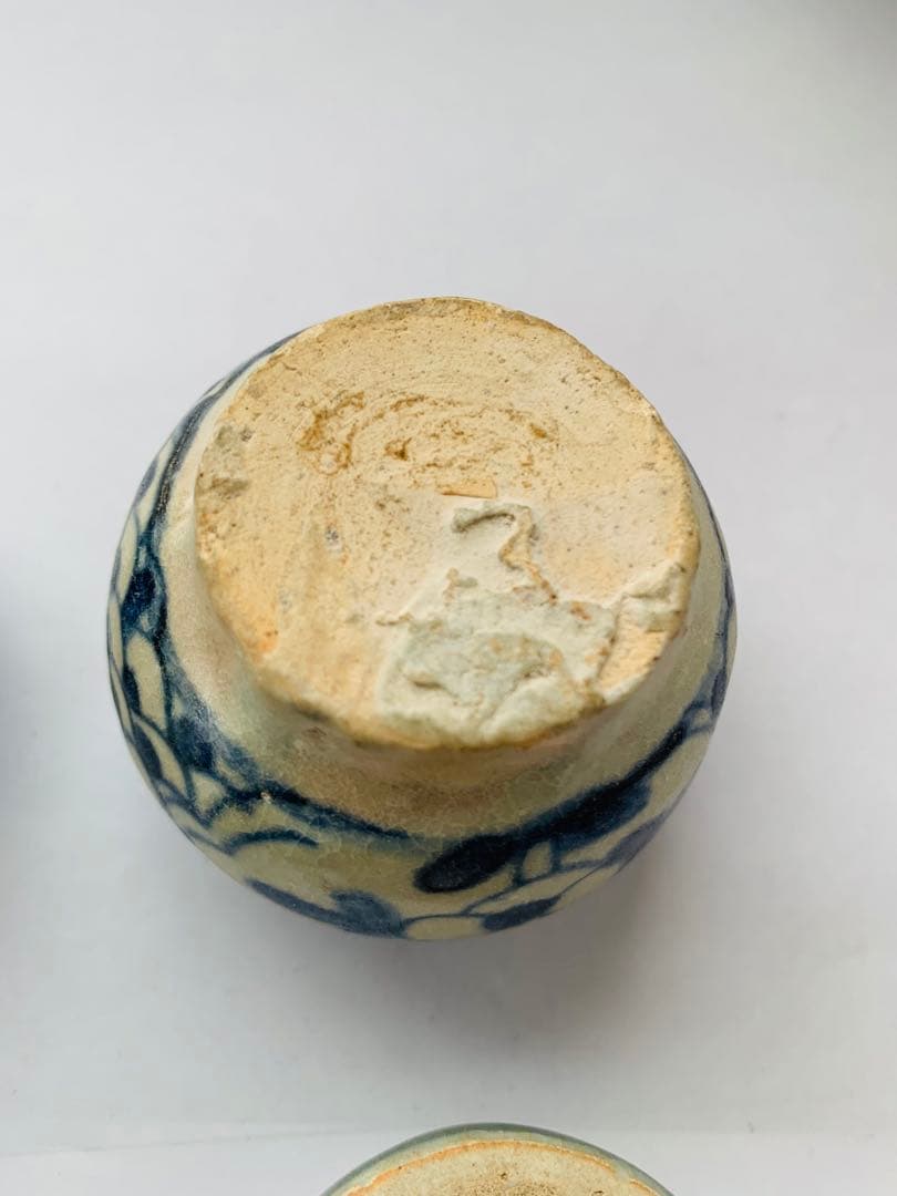 中国明時代早期染付4点まとめ