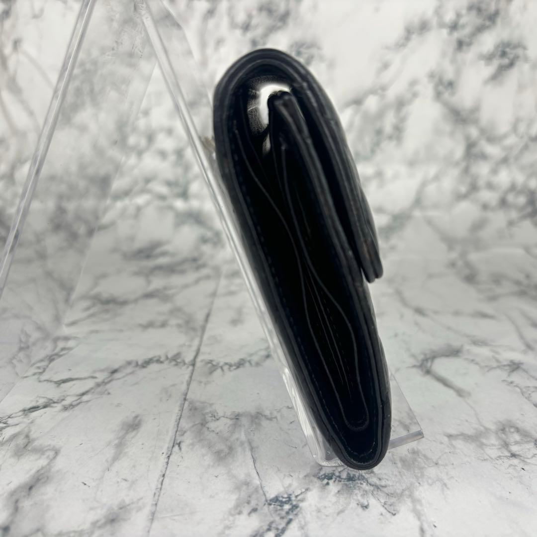 96 CHANEL マトラッセ　ラムスキン　三つ折り財布