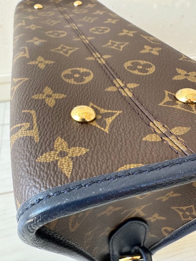 ルイ・ヴィトンポパンクールPM 2WAYハンドバッグモノグラムキャンバスマリーヌ