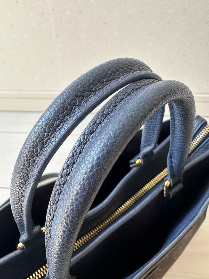 ルイ・ヴィトンポパンクールPM 2WAYハンドバッグモノグラムキャンバスマリーヌ