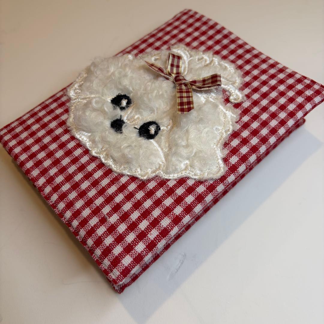 ふわふわわんちゃん　バインダーカバー　リフィルセット　A6 韓国　貯金