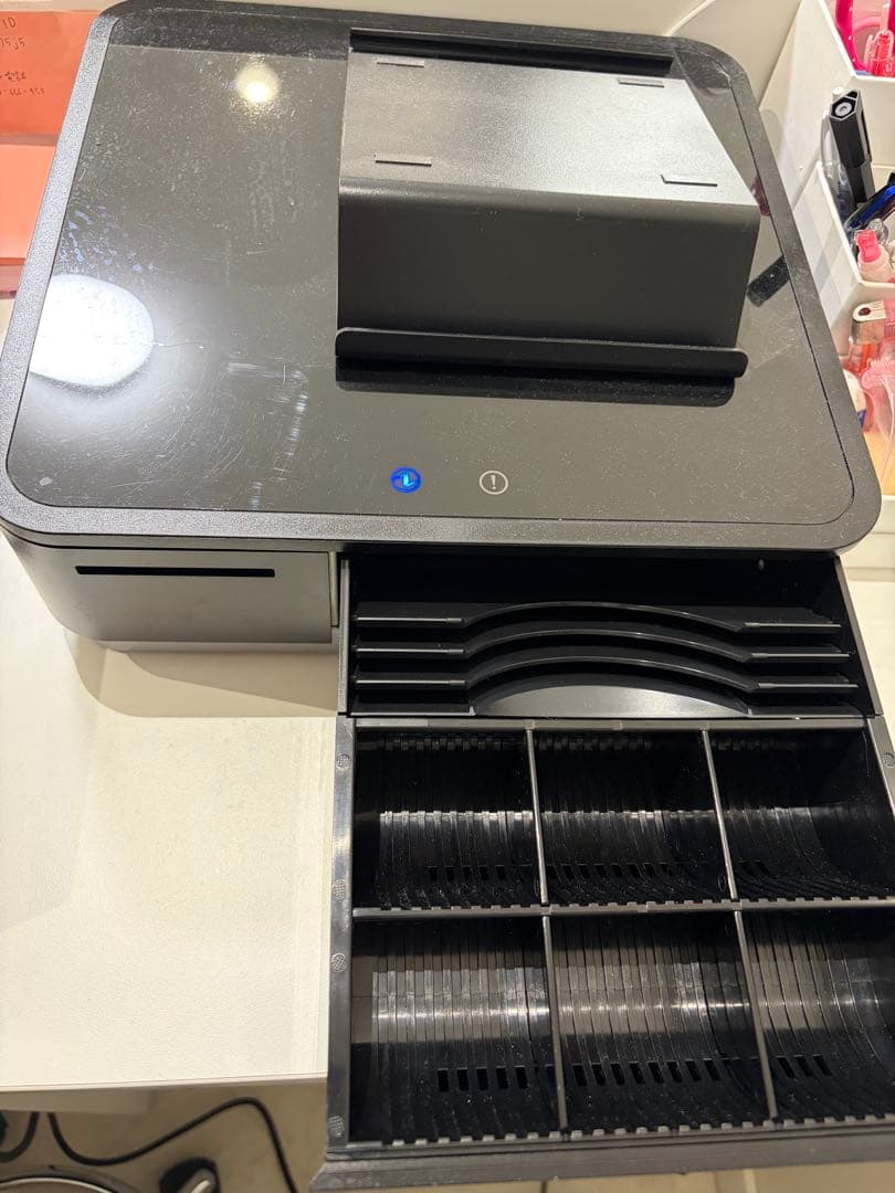 美品！mPOP POP10 BLK JPキャッシュドロア一体型レシートプリンター