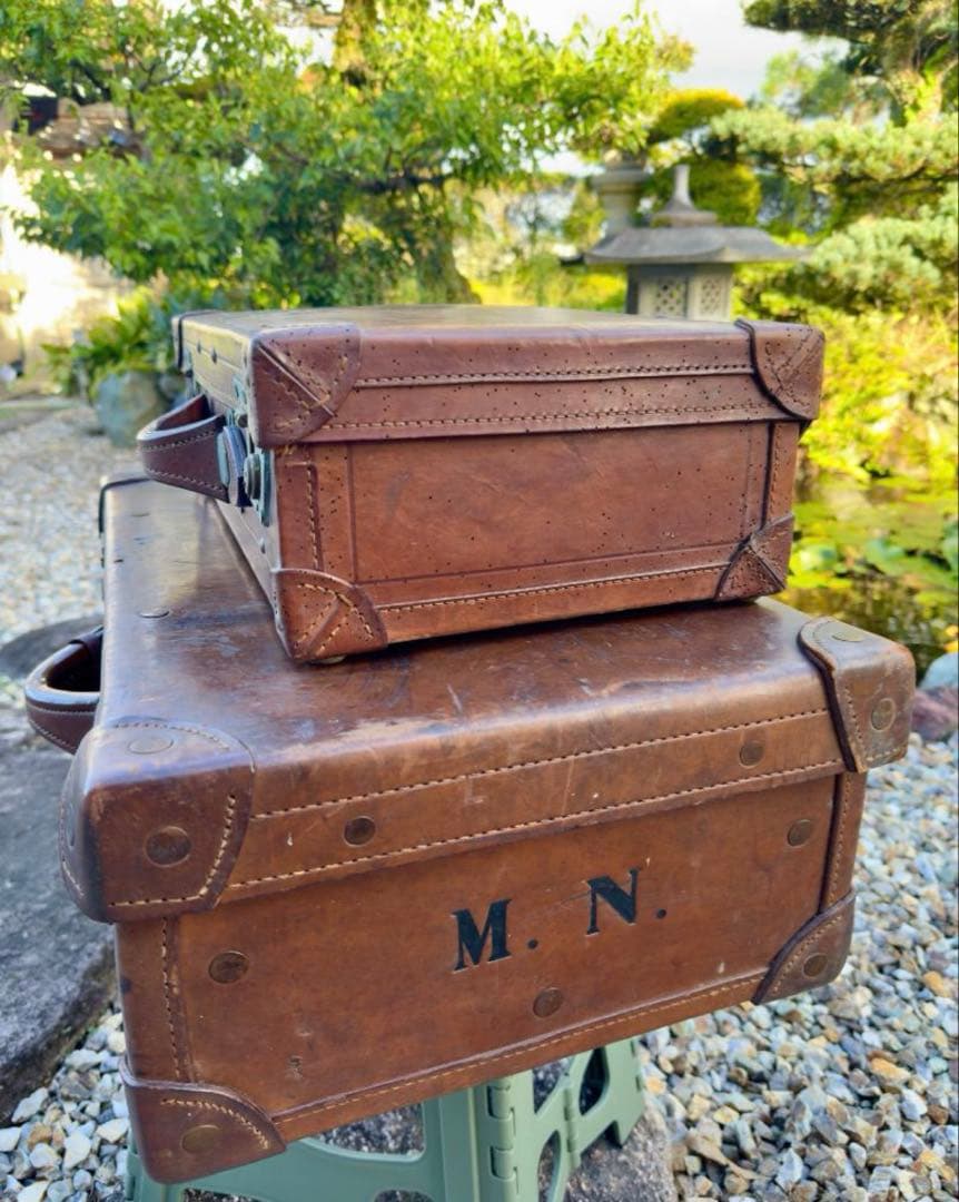 かわいいレトロ　ヴィンテージ スーツケース 2点セット