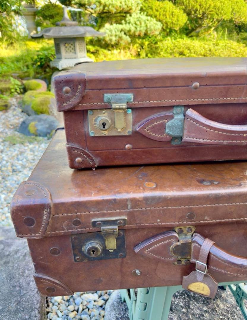 かわいいレトロ　ヴィンテージ スーツケース 2点セット