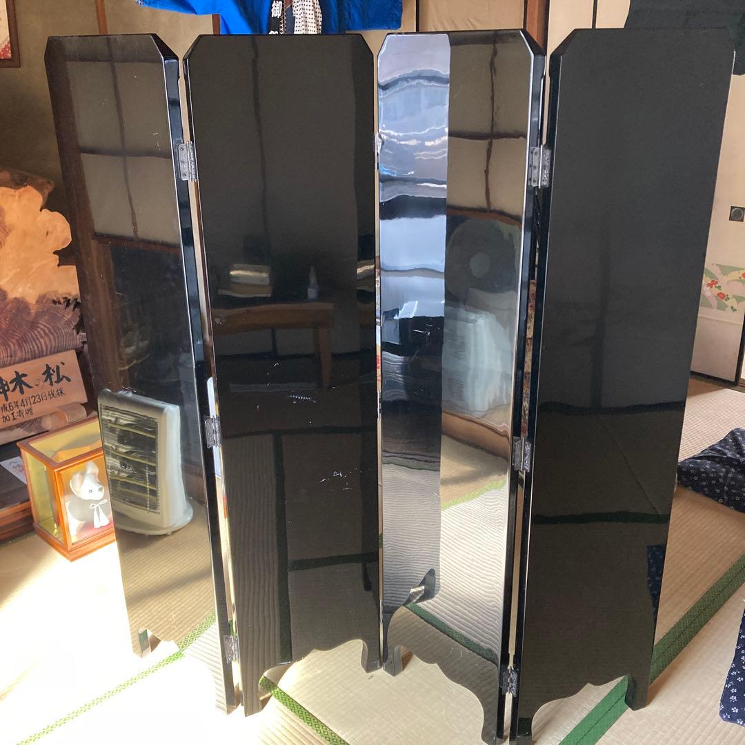 L*-様 豪華装飾 螺鈿 漆芸 衝立 天然木 パーテーション 高さ150cm 重