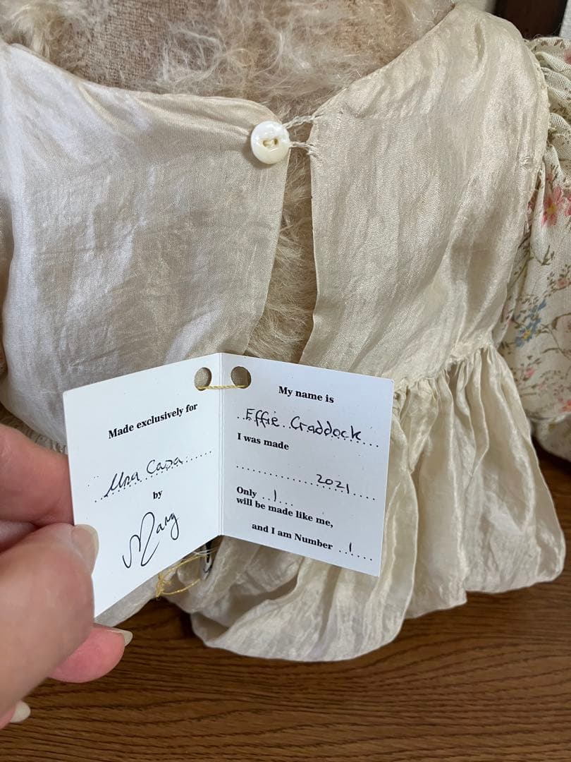 フォーゲットミーノット　ベア 作家　アーティスト　メアリーさん