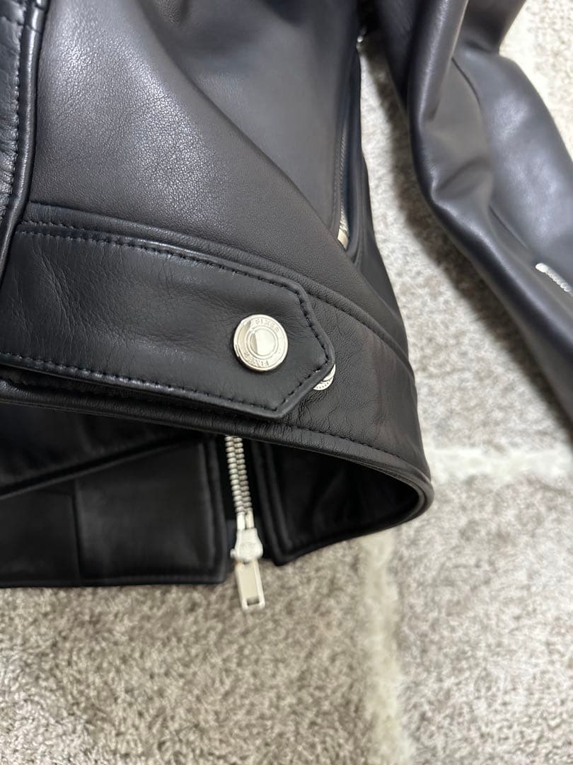 FIXER フィクサー 02 ブラック レザー ライダースジャケット サイズ50