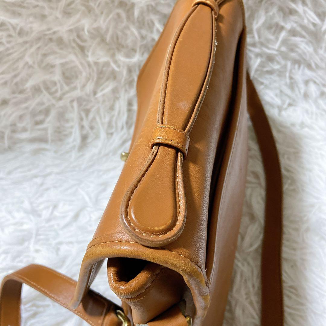 希少⭐️オールドコーチ　ショルダーバッグ　2way ターンロック　オールレザー