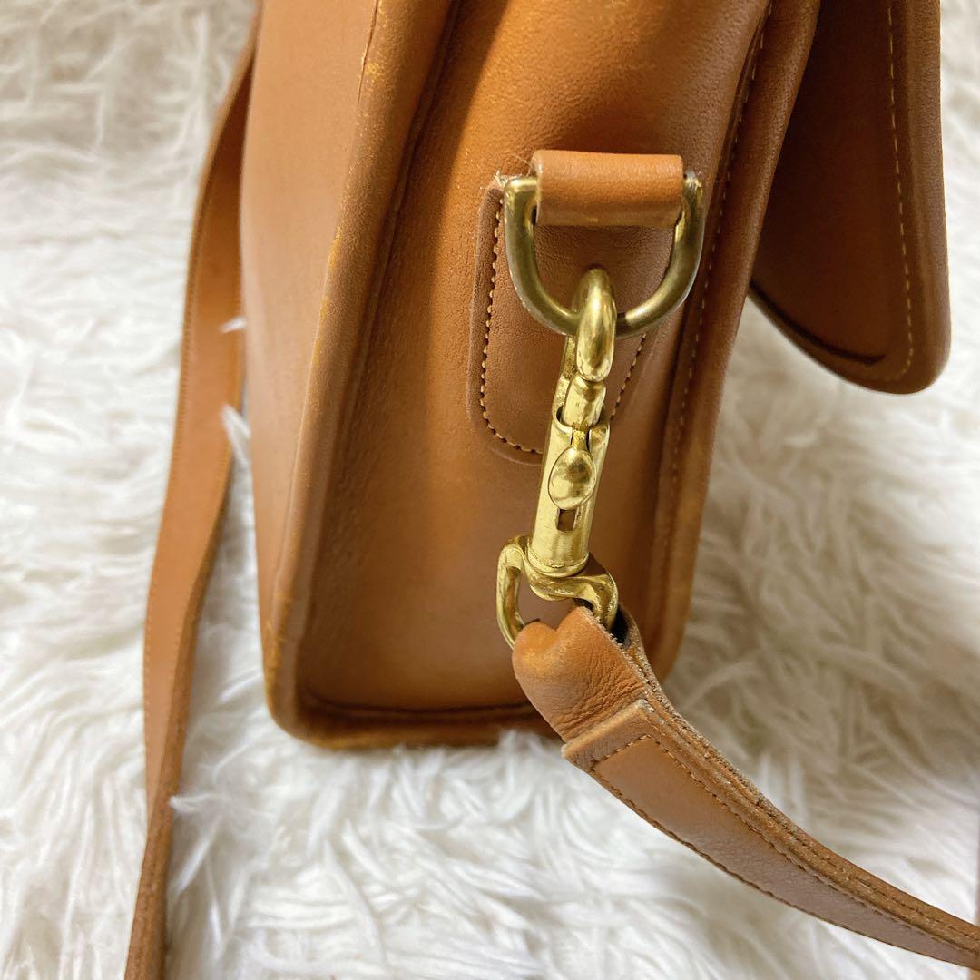 希少⭐️オールドコーチ　ショルダーバッグ　2way ターンロック　オールレザー