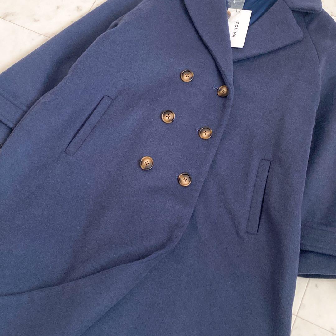 新品タグ付き✨COHINA コヒナ　バックフレアチェスターコート