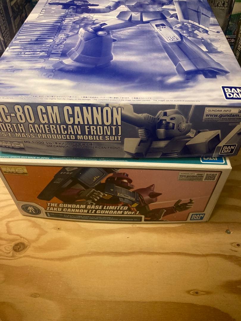 ガンプラ　まとめ売り　mgジムキャノン北米戦　mgザクキャノン(zガンダム)