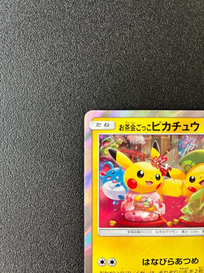 【一部凹み】お茶会ごっこピカチュウ