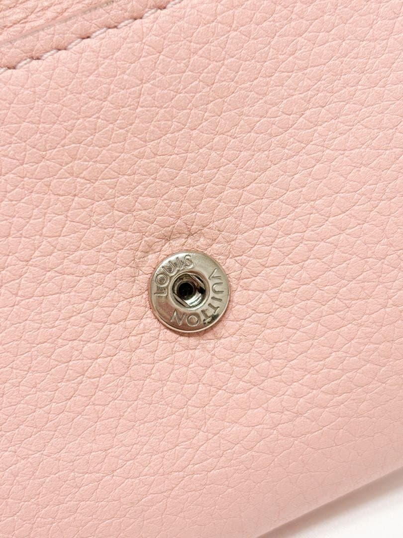 だ*ち様 LV ルイヴィトン ピンク 三つ折り財布 コンパクト ミニ財布 可愛い