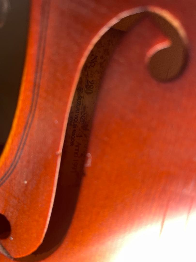 スズキ SUZUKI 1991年製 4/4 ヴァイオリン No280