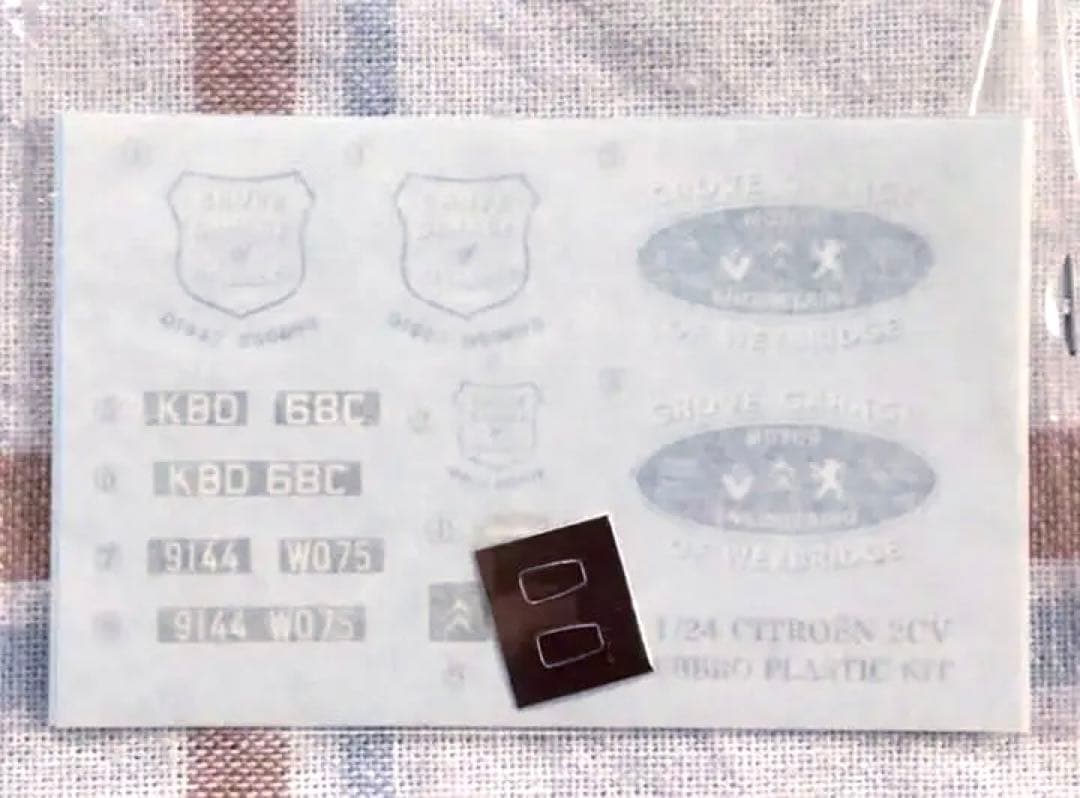 絶版 エブロ/タミヤ 1/24 シトロエン 2CV フルゴネット Ebbro