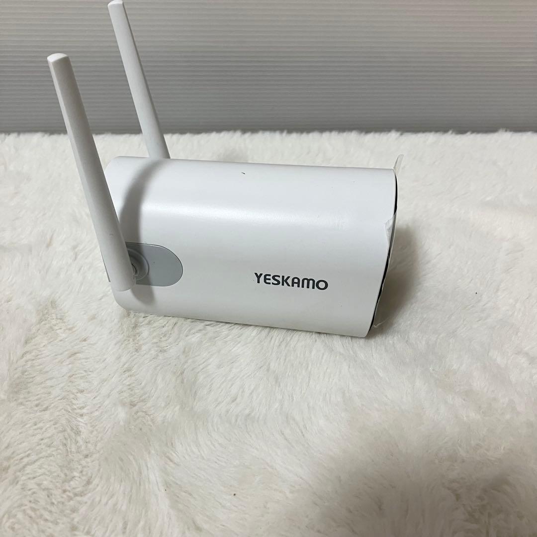 未使用級 YESKAMO ソーラーパネル 電池式防犯カメラ ZS-GX6S 防水