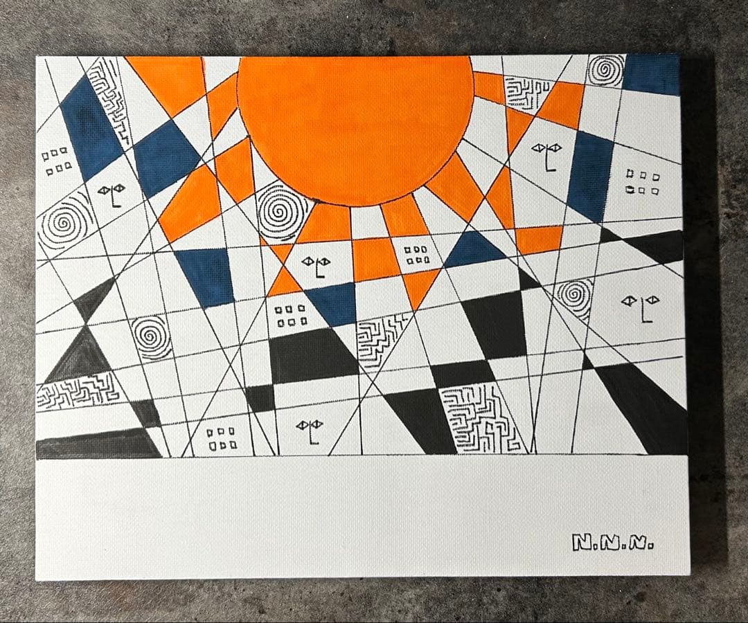 Yang weimin様 オーダー商品　抽象画 3点セット